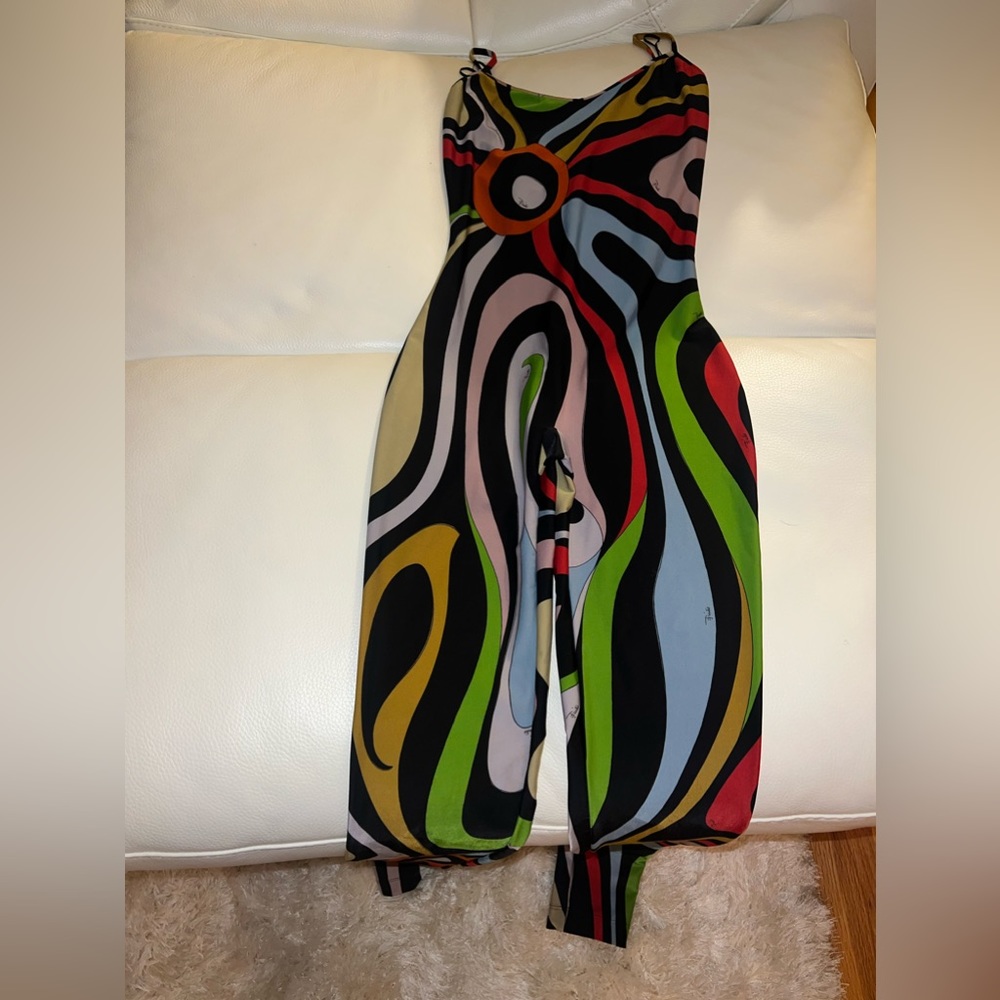 Emilio Pucci spandex jump suite